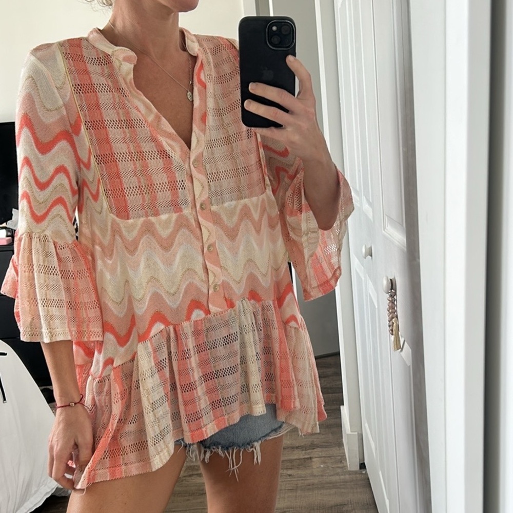 PHO Zigzag Knit Top